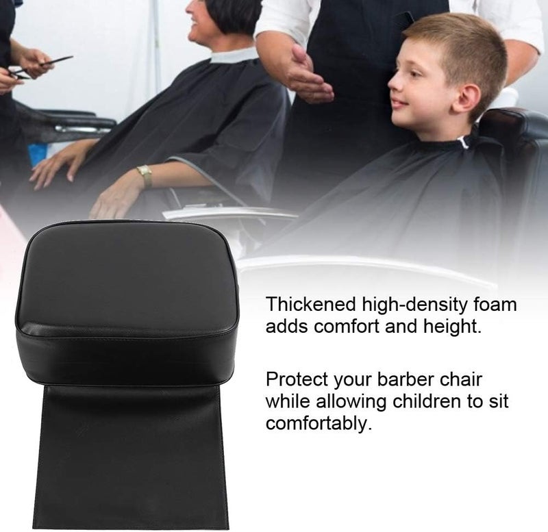 woobles Salon Child Cushion, Hair Salon Barber Chair Child Booster Seat Cushion, Hair Cutting Styling Beauty SPA Equipment(black) - Image 4